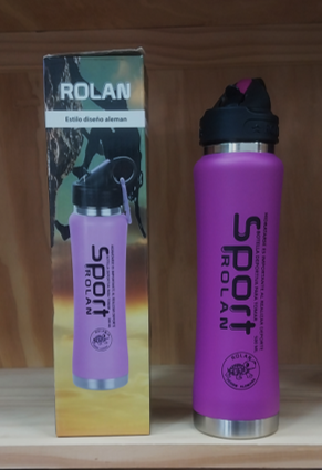 Producto - Botella deportiva Rolan violeta