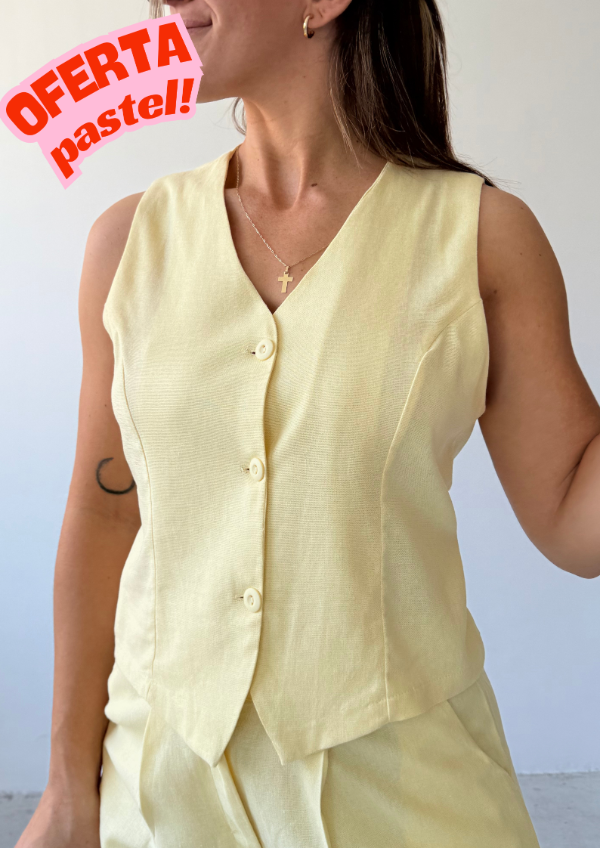 Producto - Chaleco MALVA - Amarillo