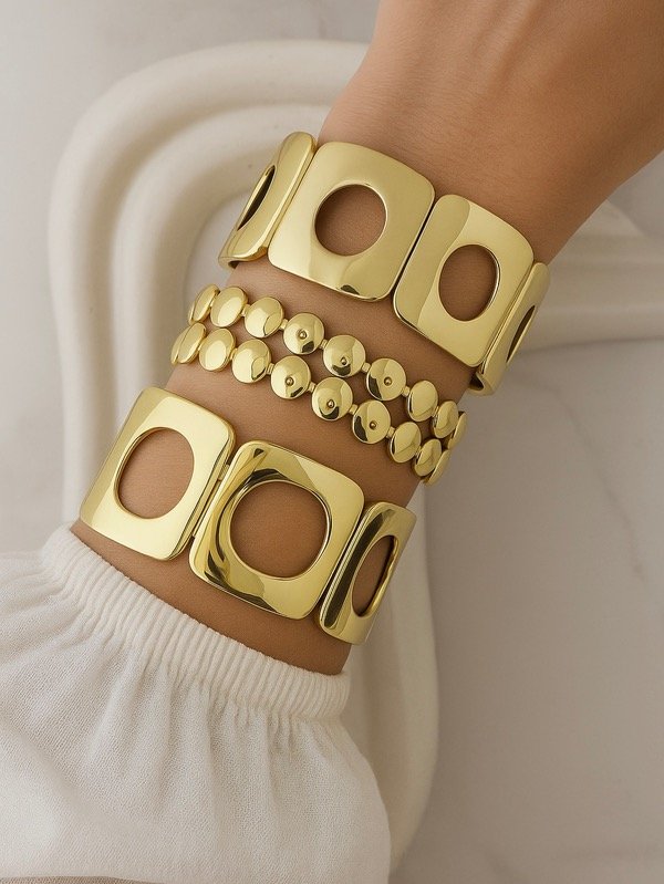 Producto - PULSERA DORADA ELASTIZADA 2110