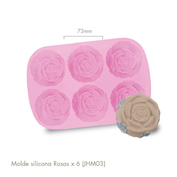 Producto - Molde silicona Rosas 6 (JHM-03)