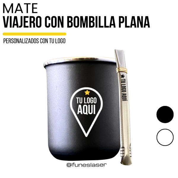 Producto - Mate Viajero con bombilla - 0