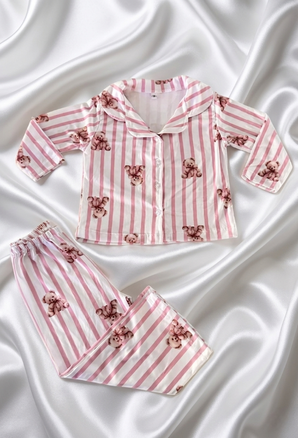 Producto - Camisero Largo Teddy Rosa
