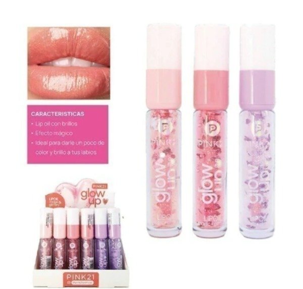 Producto - Brillo Labial Glow Up Pink 21
