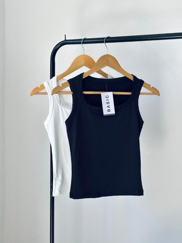 Producto - Musculosa Block negra