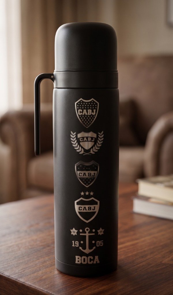 Producto - Combo Mate y Termo BOCA + bombilla - 2