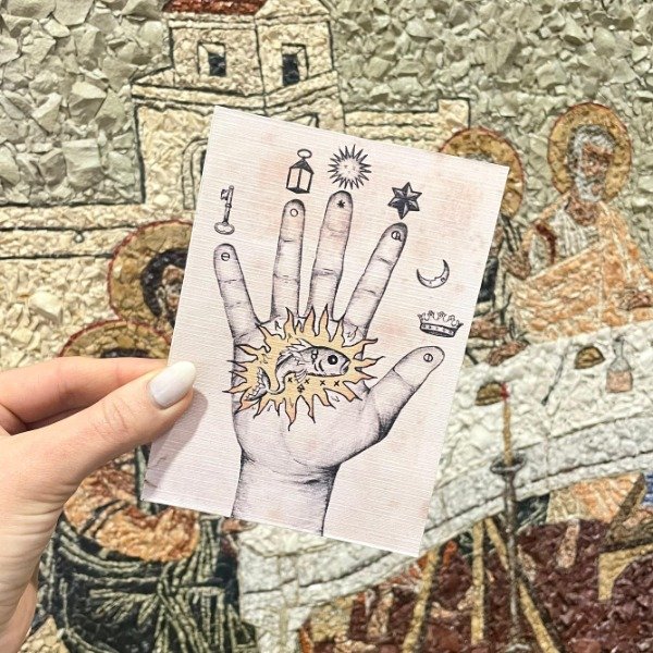 Producto - Print Texturado A6 Mano Alquímica