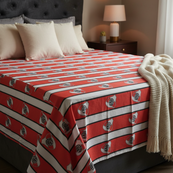 Producto - "River Plate" Juego de Sábanas Twin