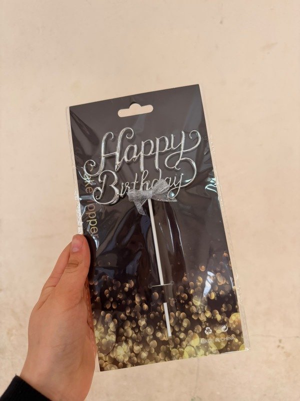 Producto - Topper happy birthday - varios modelos - 0