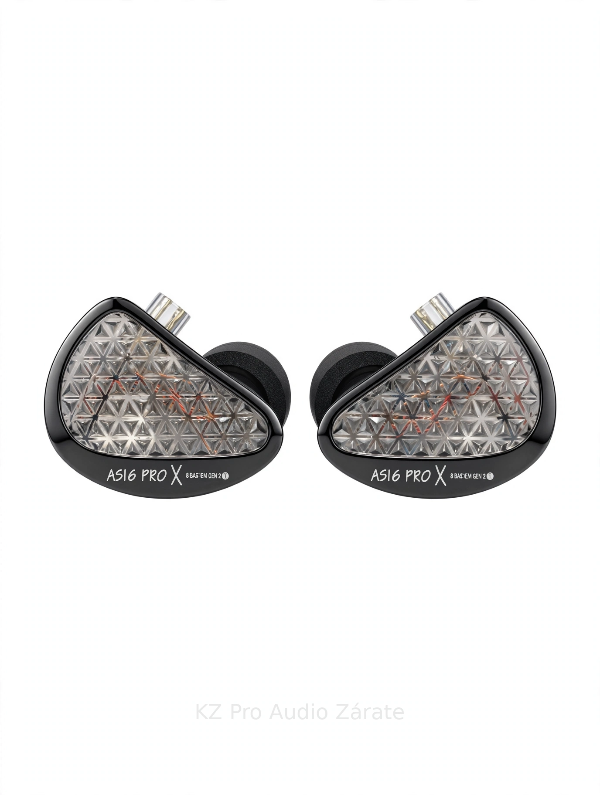 Producto - Auriculares KZ AS16 Pro X HI FI Black - in ears- monitor - 0