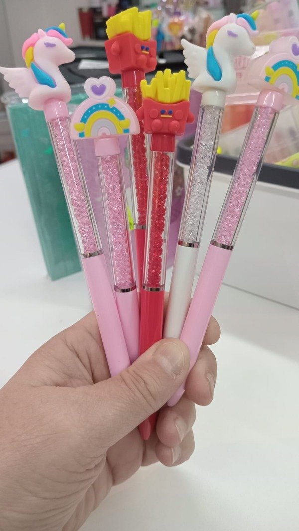 Producto - Boligrafo Punta Aguja con Confetti 6168