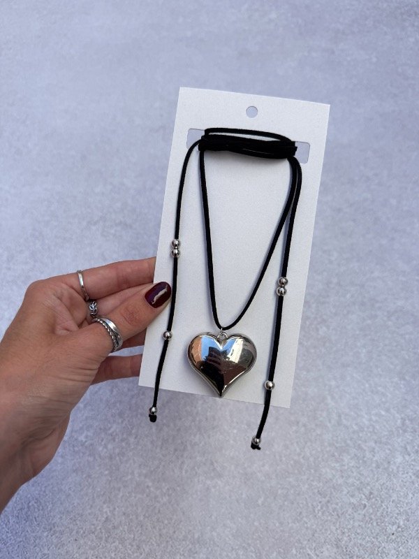 Producto - Choker corazón grande