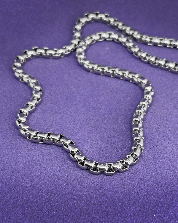 Producto - C 350 - Cadena de Acero Quirúrgico - Veneciana gruesa - 50 cm