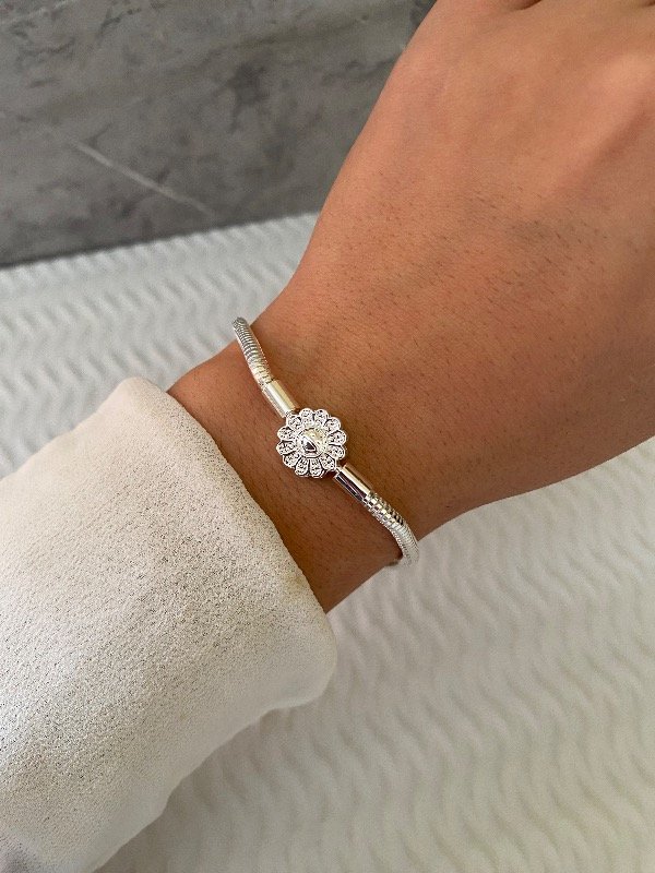 Producto - Pulsera estilo Pandora Flor