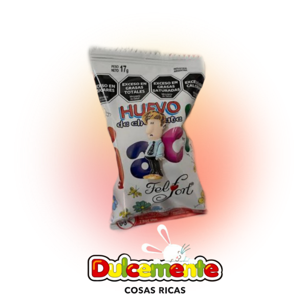 Producto - MAFALDA HUEVITO FELFORT CON SORPRESA Y STICKERS