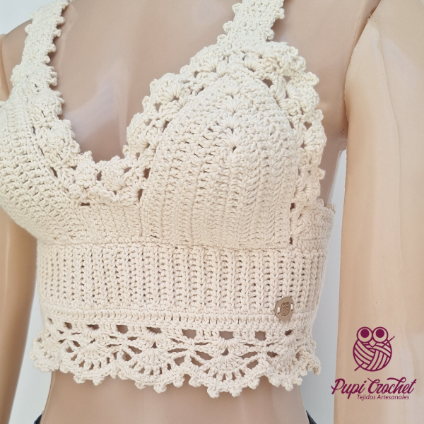 Producto - Crop Top abanicos