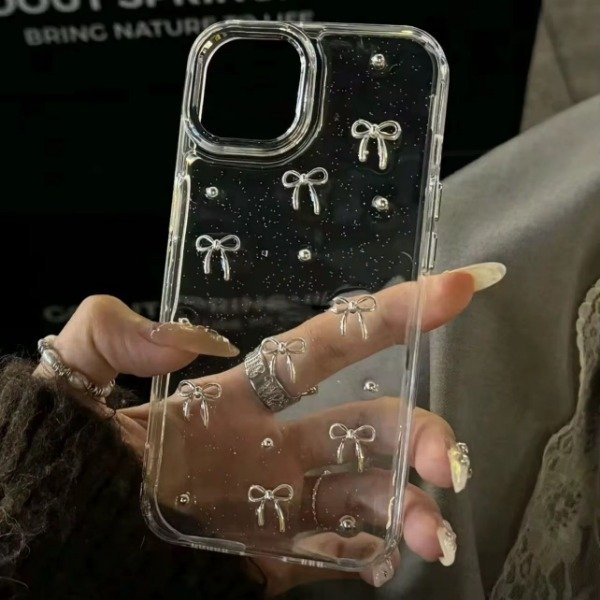 Producto - Funda MOÑOS Y GLITTER iPhone 15