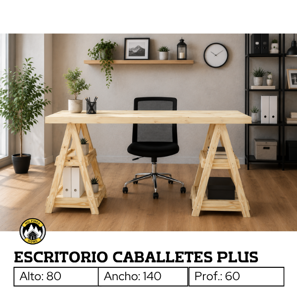 Producto - ESCRITORIO CABALLETES PLUS - 3
