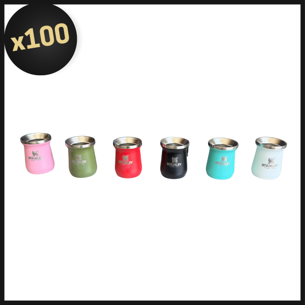 Producto - PROMO BULTO MATE DE ACERO 180ML CON LOGO