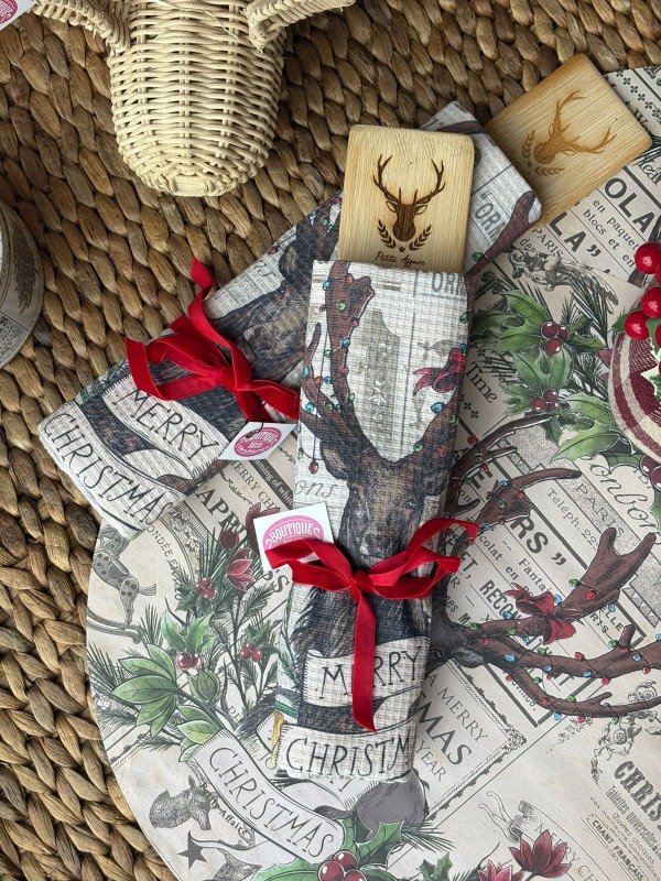 Producto - PAÑO Y ESPATULA NAVIDEÑO