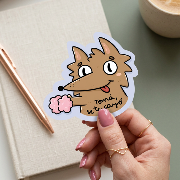Producto - Sticker die cut Vinilo Se te cayó (PREVENTA)