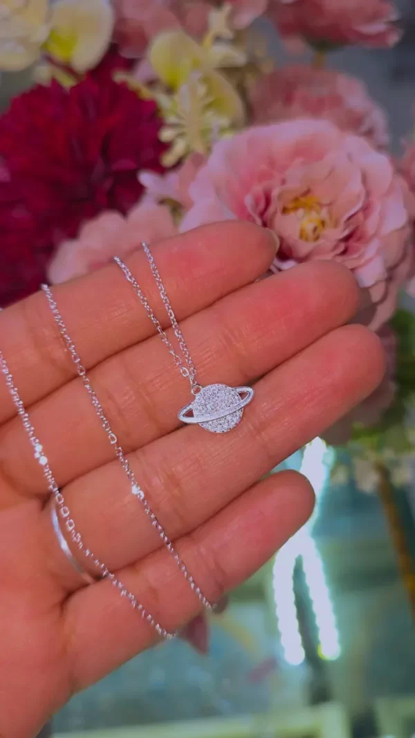 Producto - Collar saturno cubic PL