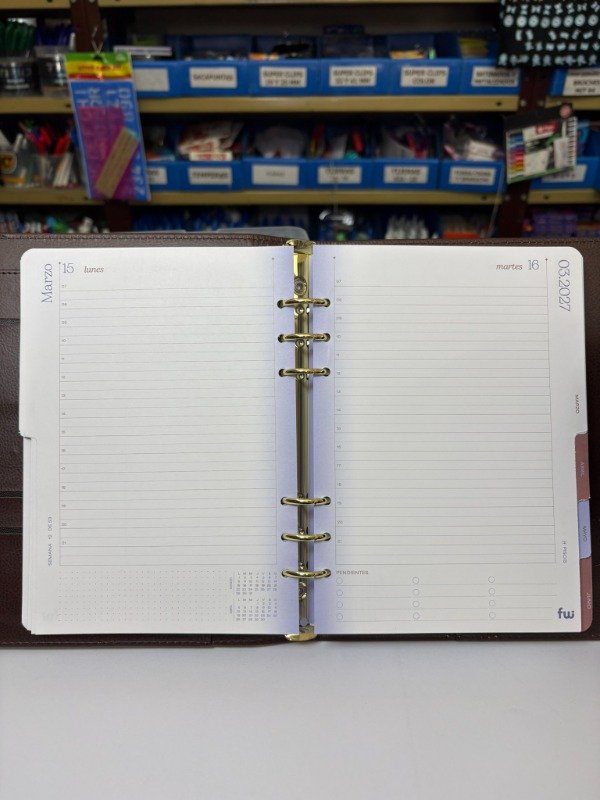 Producto - Agenda Diaria Rep. Cambiable - Timeless Fun - "Mundo FW" - 1