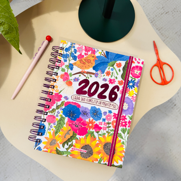 Producto - Agenda Semana a la vista 2026 Florezco