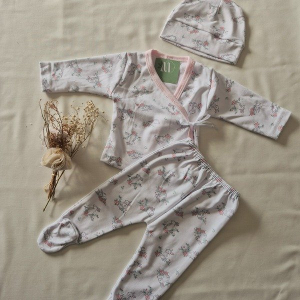 Producto - Ajuar conejitos rosa