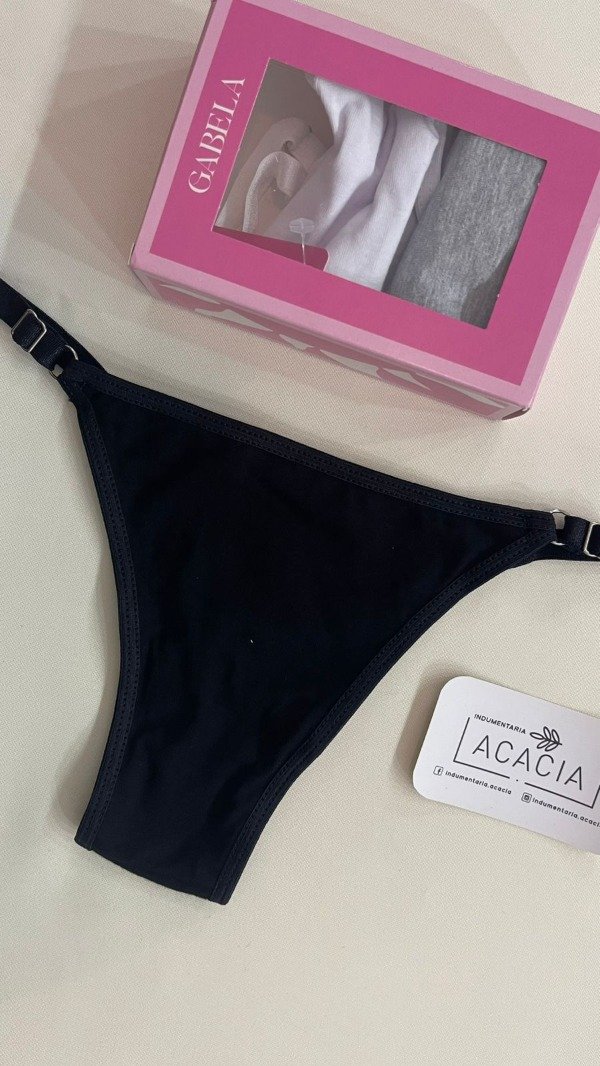Producto - PACK LESS X3 REGULABLES DE ALGODON GABELA