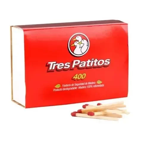 Producto - Caja de fósforos Tres Patito 222