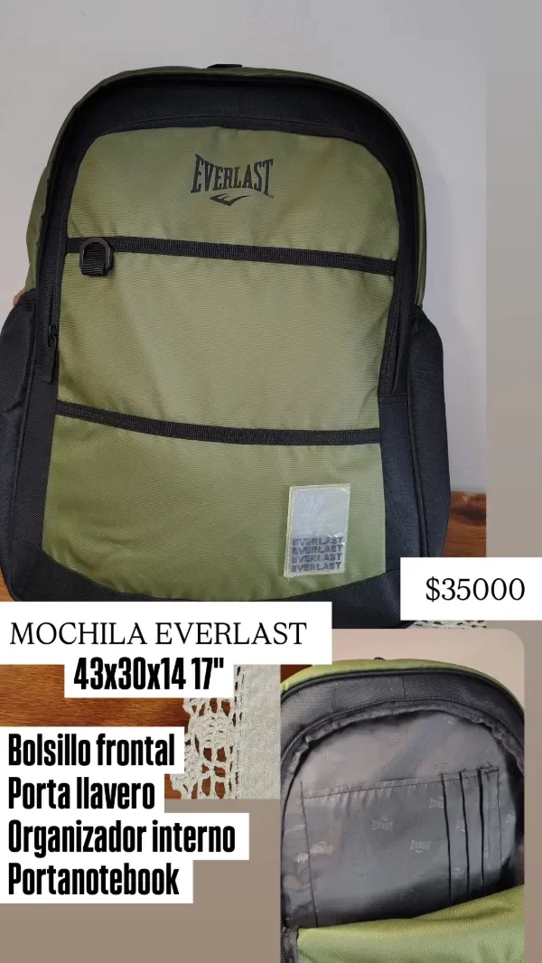 Producto - Mochila Everlast verde