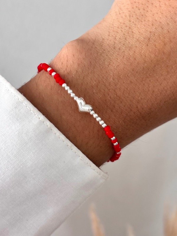 Producto - Pulsera cristal roja amour