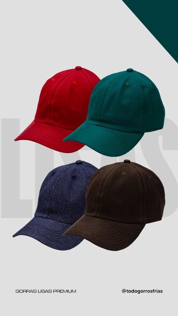 Producto - GORRA LISA REGULABLE CON HEBILLA
