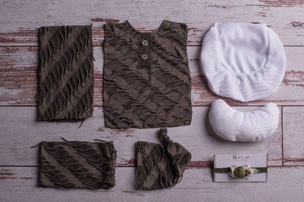 Producto - Set Nuditos Verde Militar
