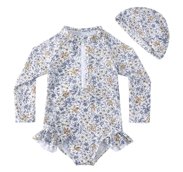 Producto - Body + gorro MAREA FLORAL