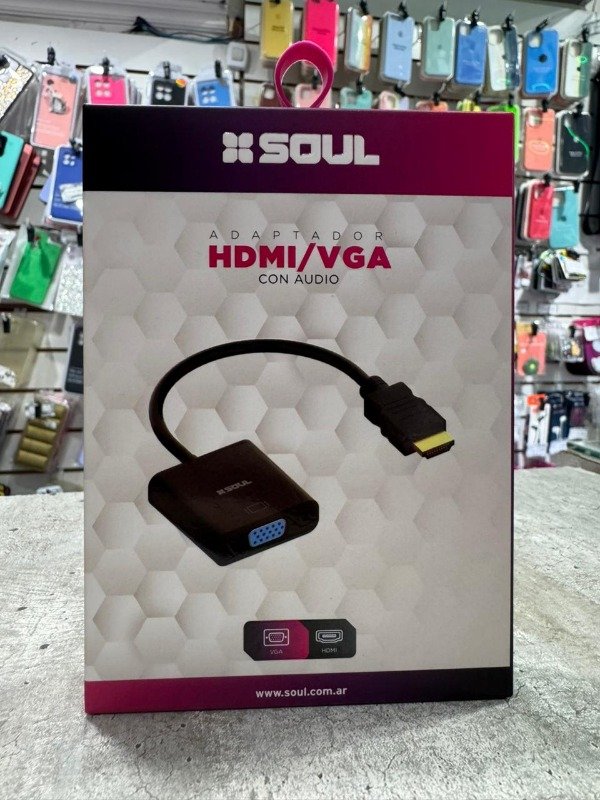 Producto - ADAPTADOR SOUL VGA HDMI CON AUDIO