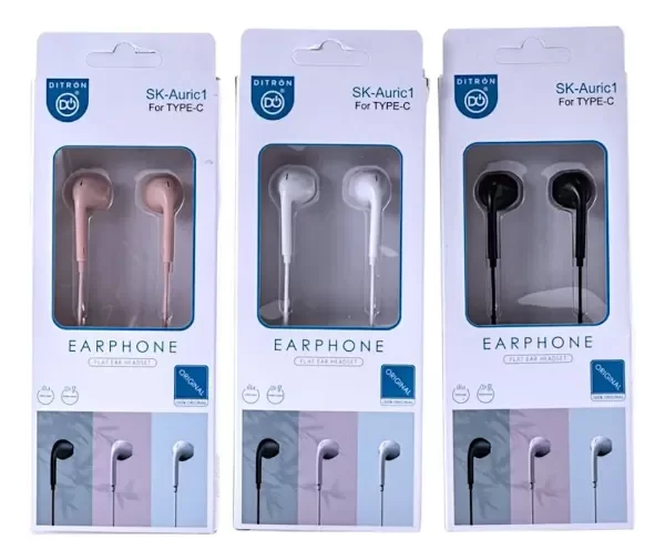 Producto - AURICULAR MICROFONO MANOS LIBRES DITRON HEAVY BASS USB - C