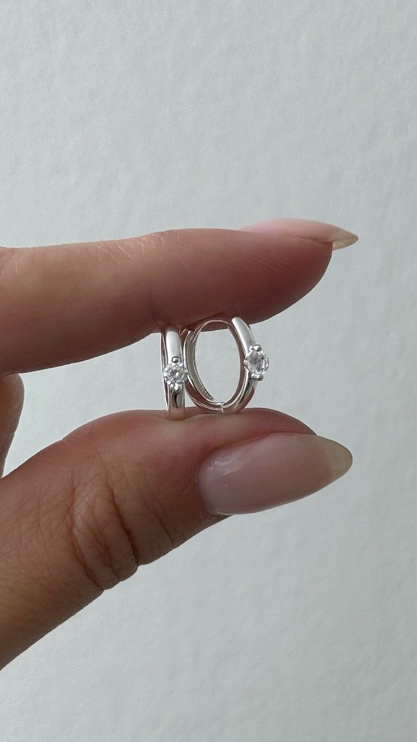 Producto - Argollas 1,3cm cubic inc P925