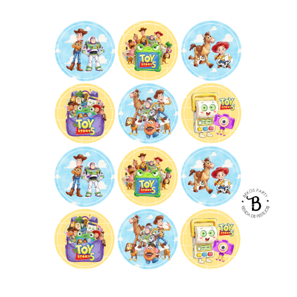Producto - Stickers x 12 Toy Story 5