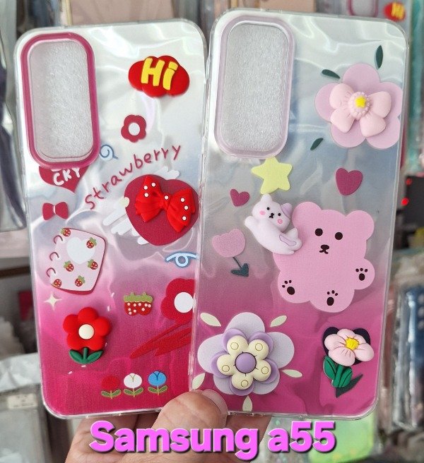 Producto - Fundas diseño con charm. Samsung a55