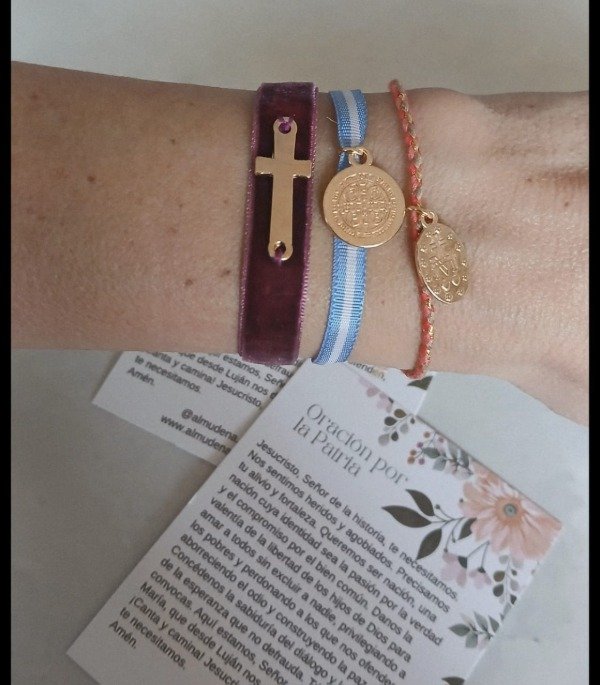 Producto - Pulseras Pack Patria Bordeaux