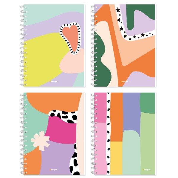 Producto - Cuaderno Norpac A5 Tapa Semirrígida Minimal - 0