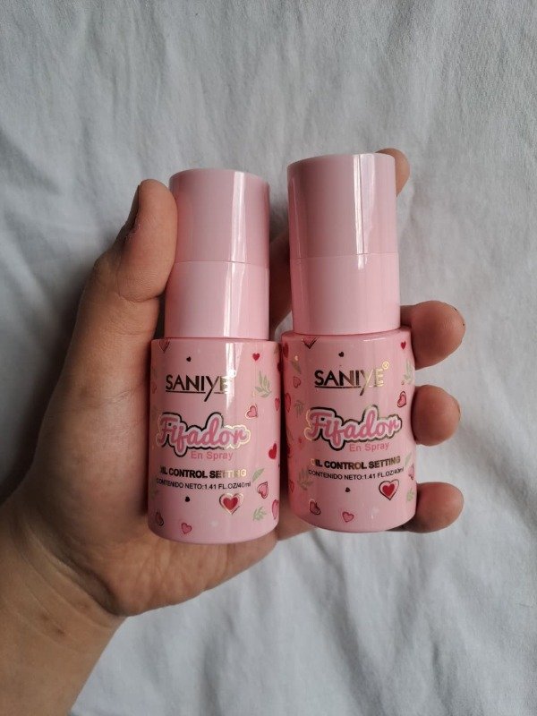 Producto - Fijador en spray SANIYE