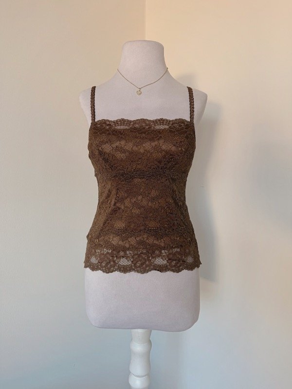 Producto - Top Lace Chocolate T. XS/S