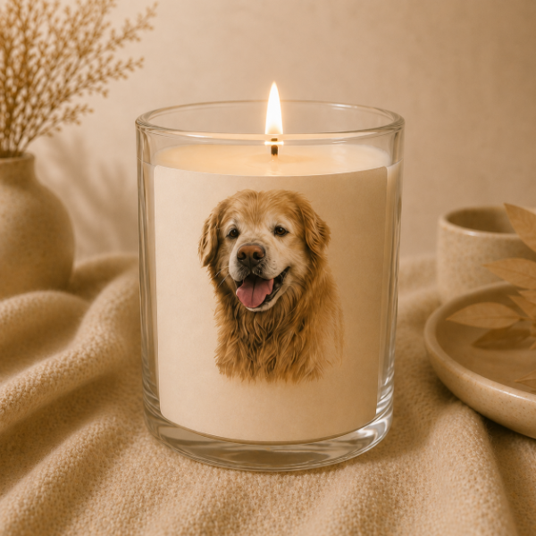 Producto - Vela Personalizada con Foto de tu Mascota Eternal Bond - 7