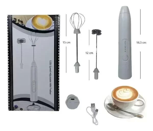 Producto - Batidor Eléctrico Usb Espumadora Café Leche Inalámbrico