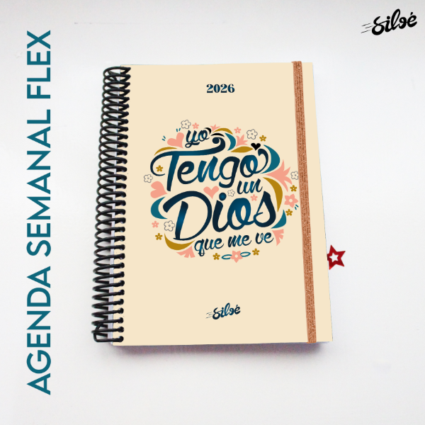 Producto - AGENDA SEMANAL FLEX - Un Dios que me ve