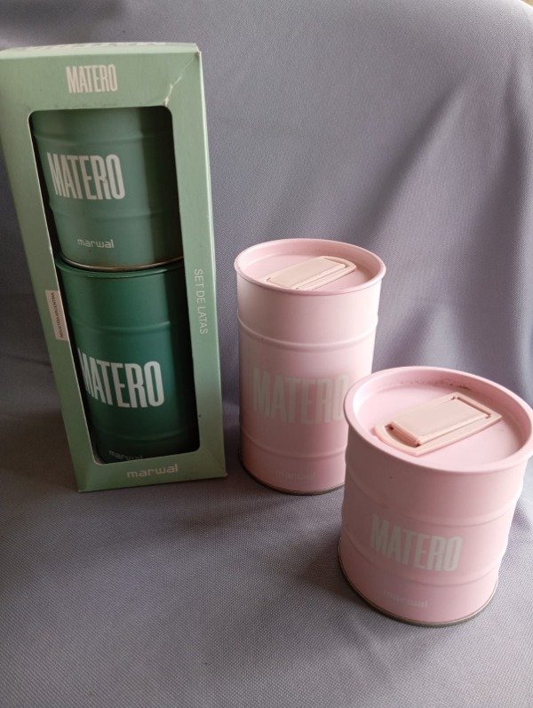 Producto - Equipo de mate rosa - ideal para camping o regalo