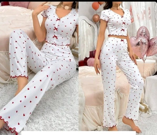 Producto - Pijama SWEET con moños, varias estampas, importado. - 31900 EF