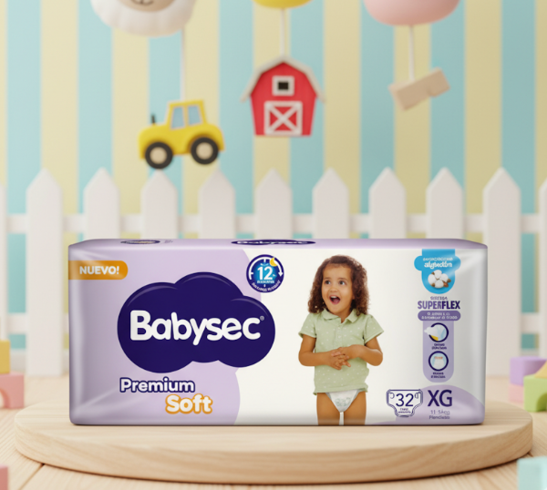 Producto - Babysec Premium Soft XG x48 unidades (hasta 14 kg)